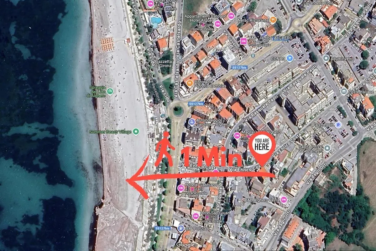 Il Tuo Rifugio A Un Passo Dal Mare - Coral Home Alghero 0*,